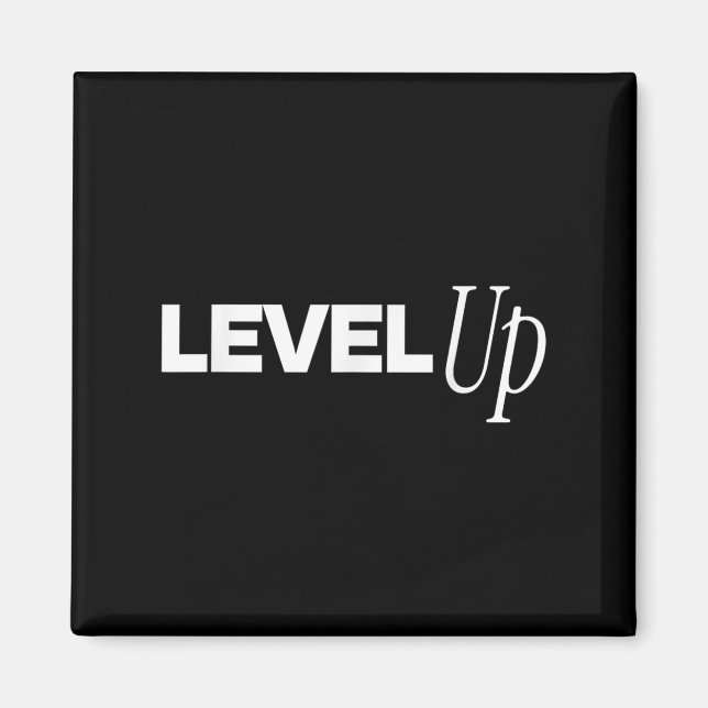 Imã Nível para cima - Gamers Inspiration (Frente)