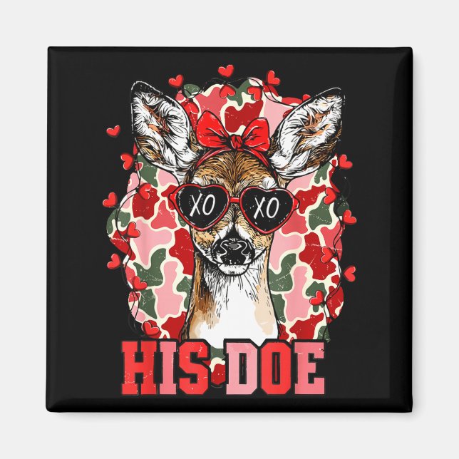 Imã Nk His Doe Camo Deer Hunting Camouflage Matching C (Frente)