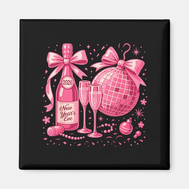 Imã Nk New Year's Eve 2026 Disco Champagne Party  (Frente)