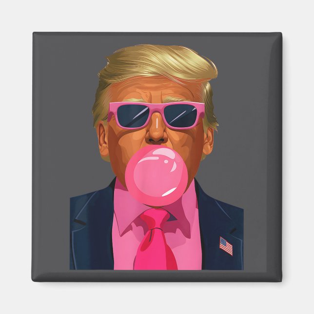 Imã Nk Sungles Trump Bubble Gum 2024 Vote President Fu (Frente)