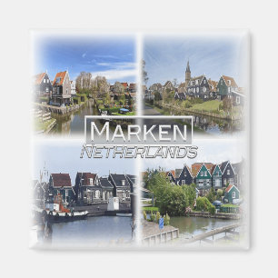Imã NL0030 Europa, Países Baixos, Marken, geladeira