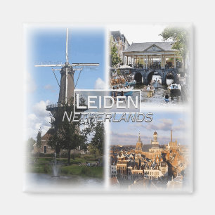 Imã NL0032 Europa, Países Baixos, Leiden, geladeira