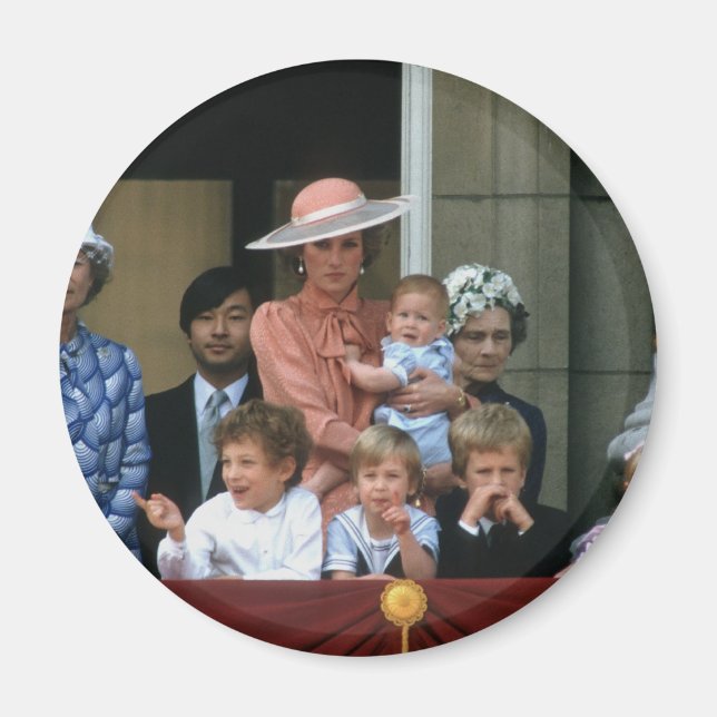 Imã No.20 Príncipe William Buckingham Palace 1985 (Frente)