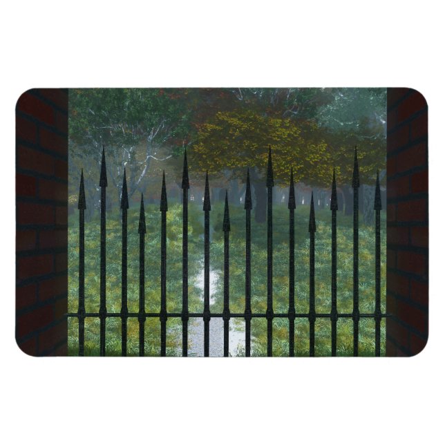 Ímã No Antigo Magneto Flexível Da Floresta (Horizontal)