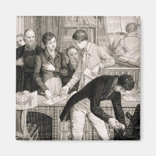 Imã No banco, c.1800 (gravura)