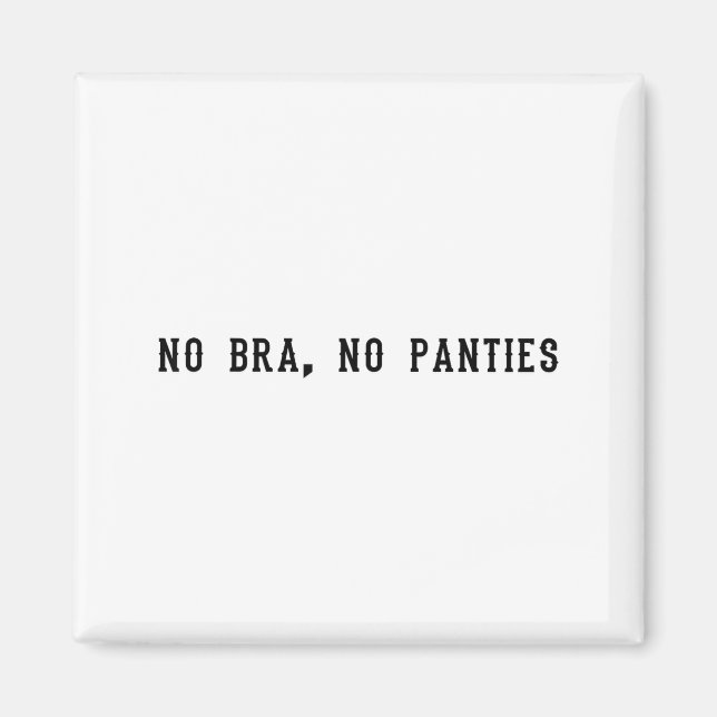Imã No Bra No Panties Funny Adult Womens  (Frente)