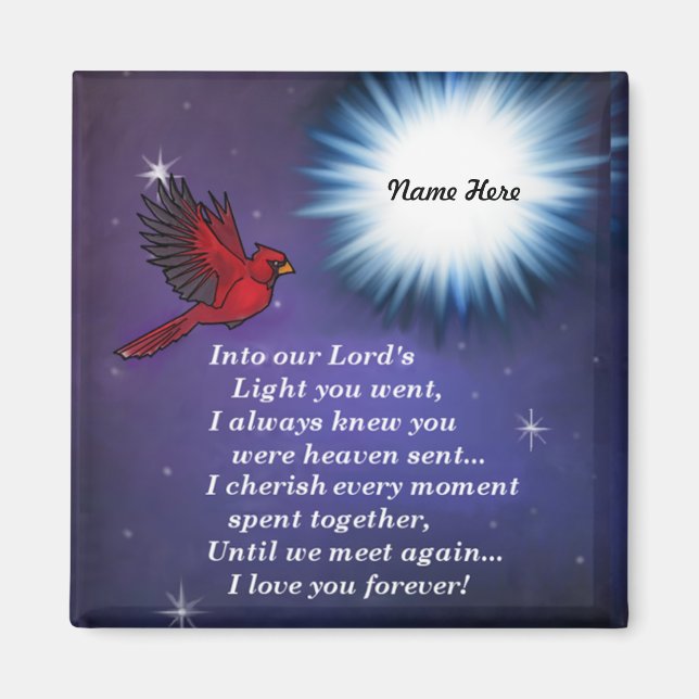 Imã No cardeal-claro (Frente)