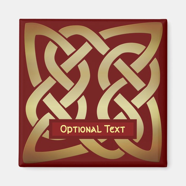 Imã Nó Celular de Tom de Bronze (Frente)