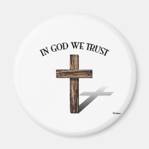 Imã No deus nós confiamos com cruz áspera