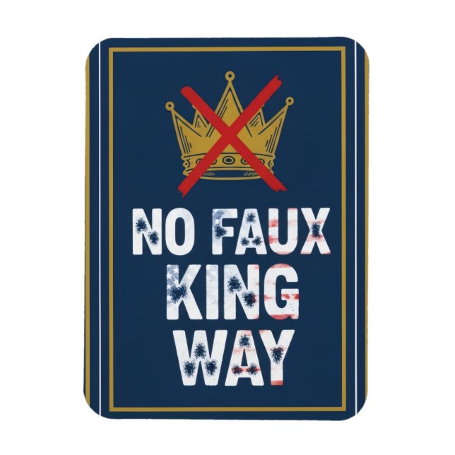 Ímã No Faux King Way (Vertical)