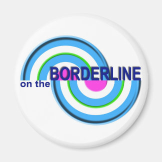 Imã No ímã do logotipo borderline