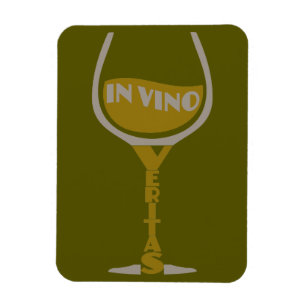 Ímã No imã personalizado Vino Veritas