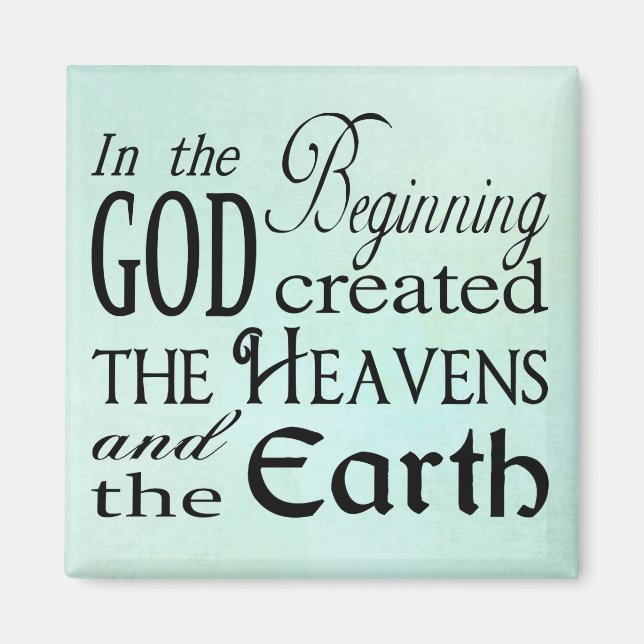 Imã No início Deus Criou o céu e a terra (Frente)