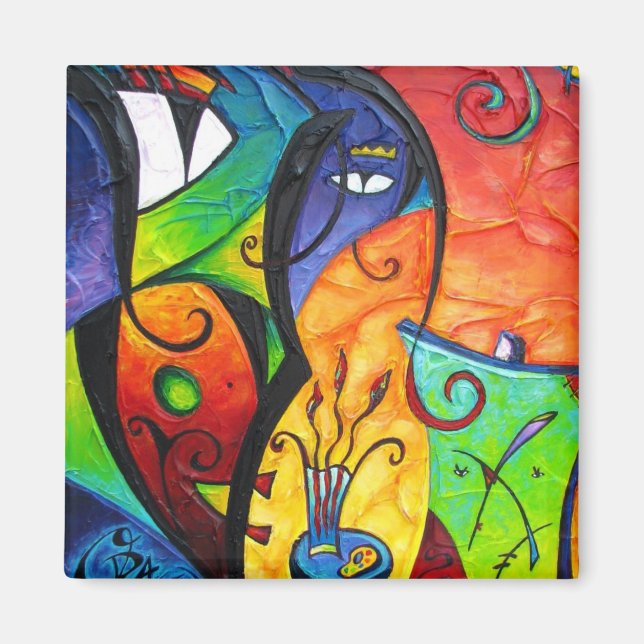 Imã No interior do artista (ímã) (Frente)