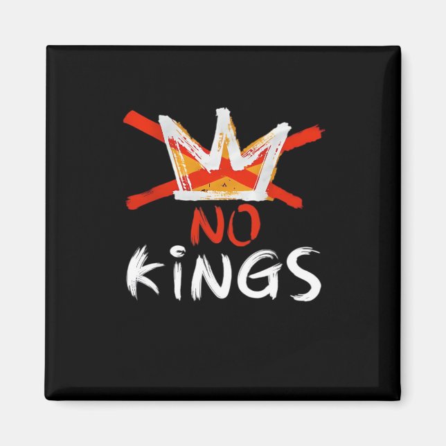 Imã No King Funny Quote Retro Creative Style (Frente)