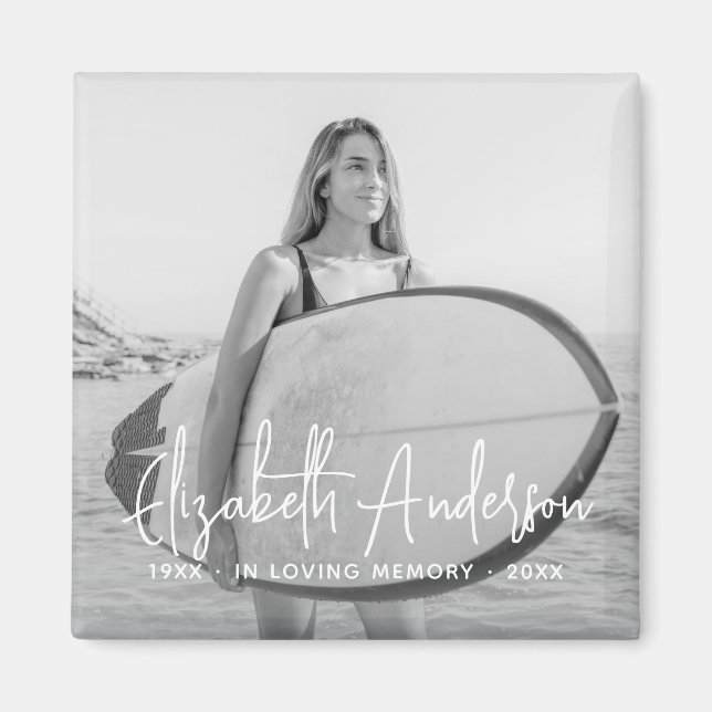 Imã No Loving Memory Memorial Funeral Foto Moderna (Frente)