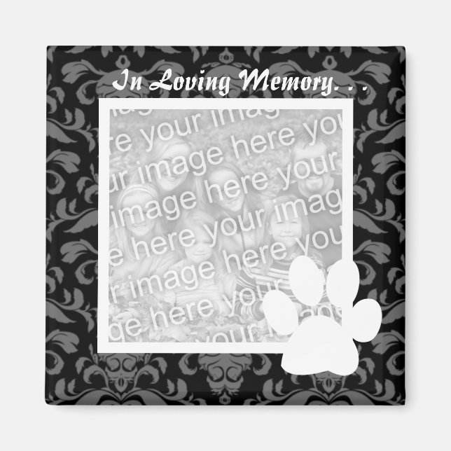 Imã No Loving Memory Pet Photo Magnet (Frente)