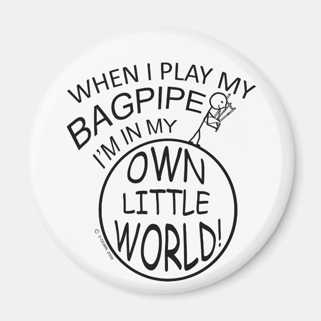 Imã No Meu Pequeno Mundo Bagpipe (Frente)