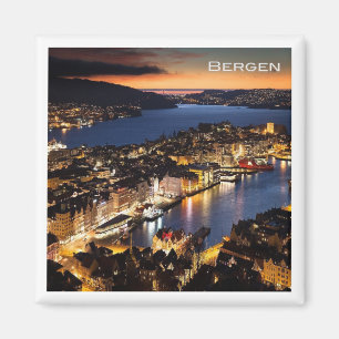 Imã NO # Noruega - Bergen by Night