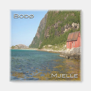 Imã NO # Noruega - Bodø - praia de Mjelle