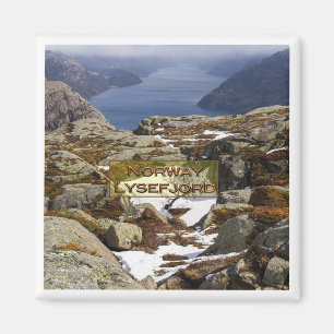 Imã NO# Noruega Lysefjorden Lysefjord de Preikestolen