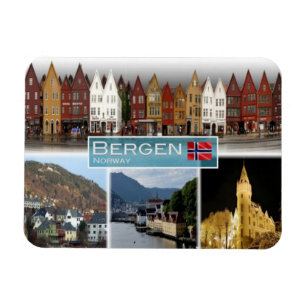 Ímã NO Norway - Bergen -