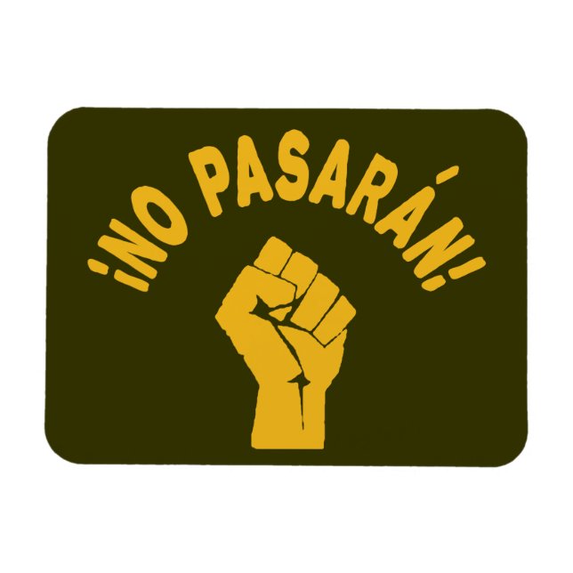 Ímã No Pasaran - Eles Não Passarão (Horizontal)