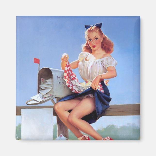 Imã No Pin da Caixa de Correio (Frente)