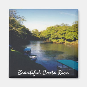 Imã No rio em Costa Rica bonito