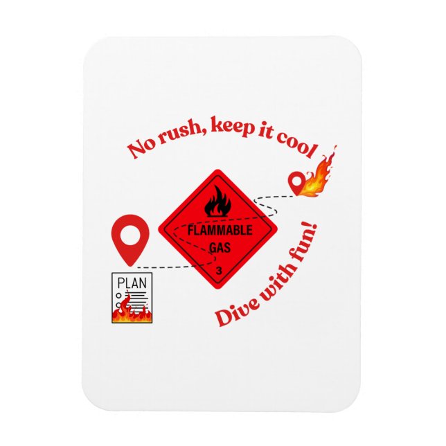 Ímã No Rush Keep It Cool Trucker (Vertical)
