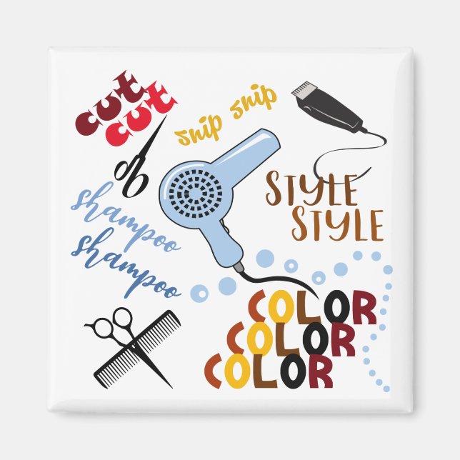 Imã No Salão Do Cabelo (Frente)