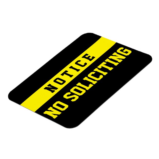 Ímã No Soliciting [Magnet] (Left Side)