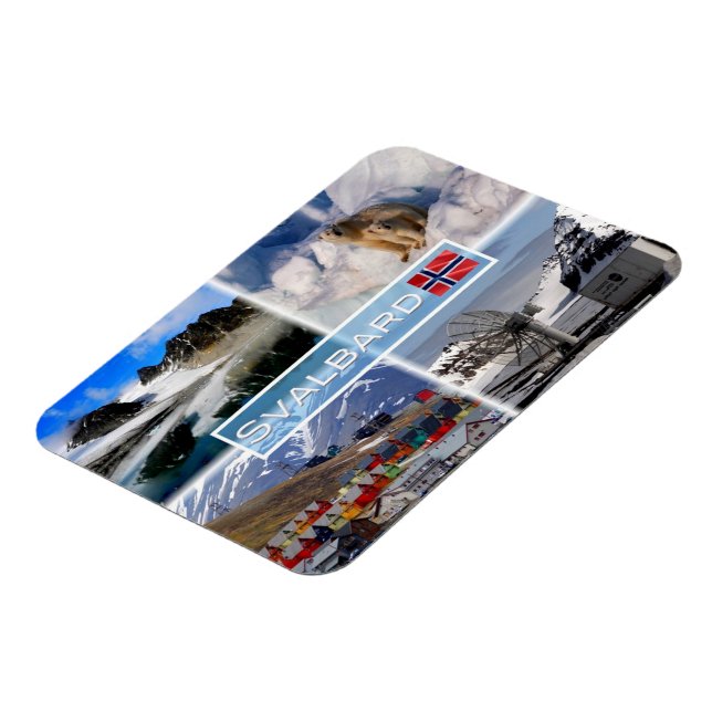 Ímã NO Svalbard - Gullybreen Magdalenefjorden - (Left Side)