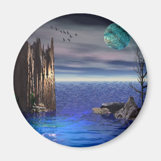 Imã No topo do mundo/ímã redondo