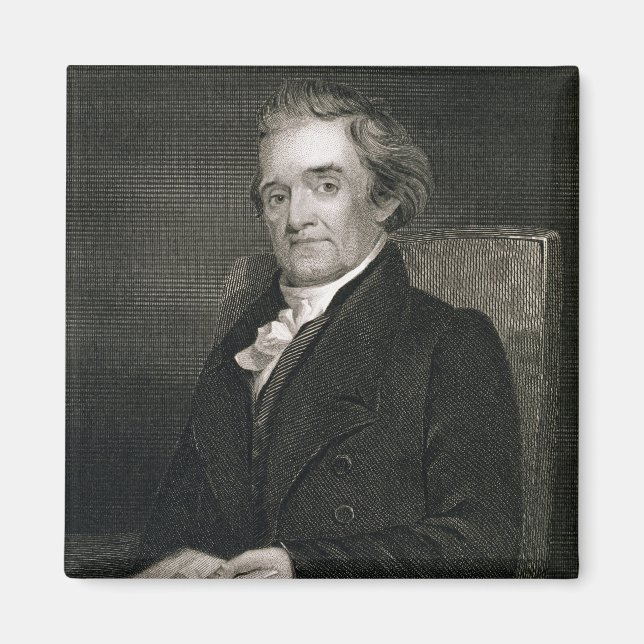 Imã Noah Webster (1758-1843) gravado por Frederick W. (Frente)