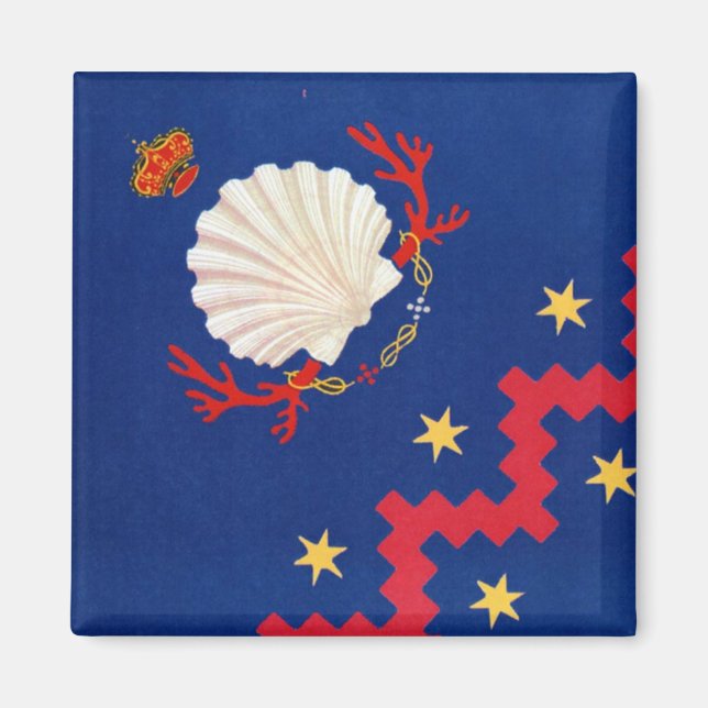 Imã Nobile Contrada del Nicchio (Seashell) Palio (Frente)