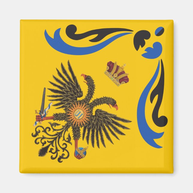 Imã Nobile Contrada dell'Aquila Palio di Siena (Águia) (Frente)