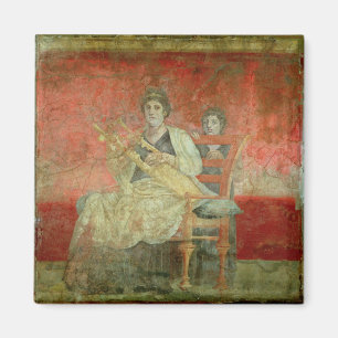 Imã Noblewoman que joga um Cithera