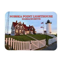 Ímã Nobska Point Lighthouse Massachusetts Photo Magnet