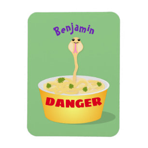 Ímã Nódulos bonitos cobra ilustram humor com ilustra