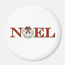 Imã Noel com coroa