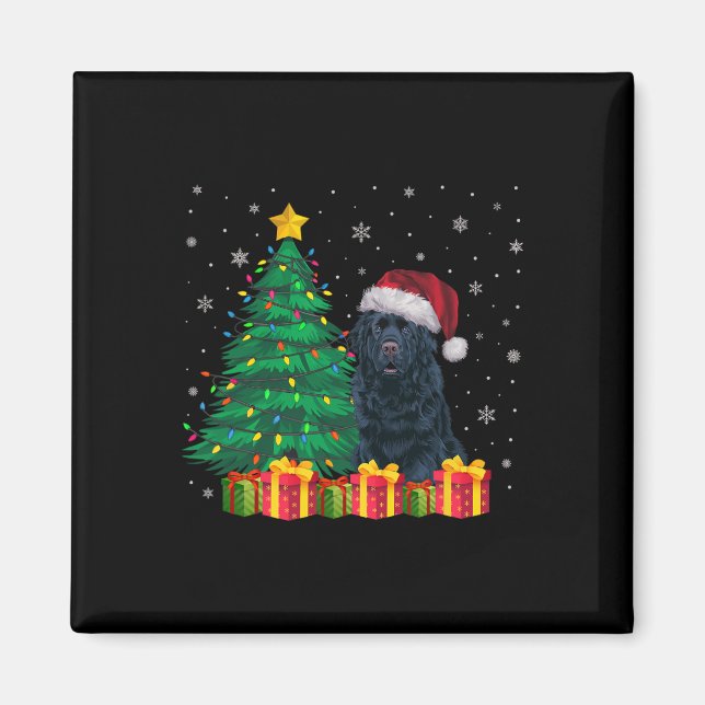 Imã Noel Hat, Terra Nova, Cão de Natal L (Frente)