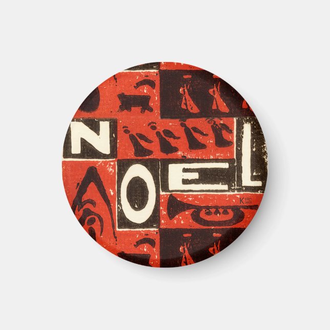 Imã Noel Red (Frente)