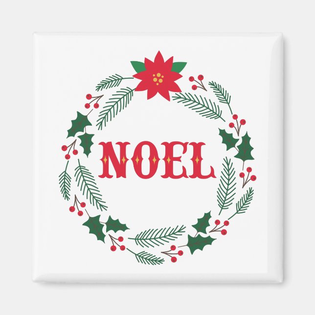 Imã Noel Wreath (Frente)