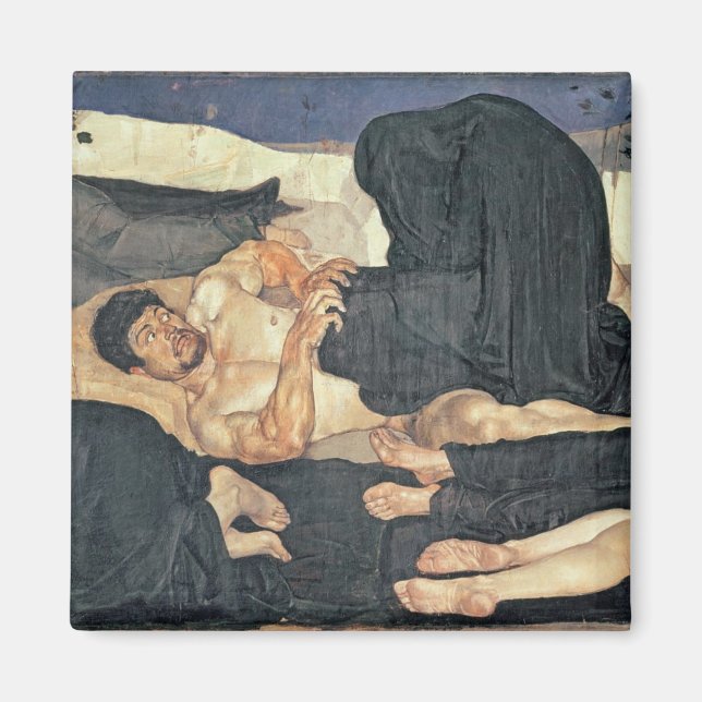 Imã Noite, 1890 (óleo na canvas) (Frente)