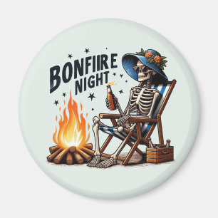 Imã Noite Bonfire - Bebendo do esqueleto pelo fogo