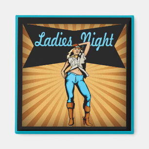 Imã Noite das Damas de Cowgirl Ocidentais