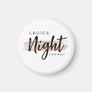 Imã Noite das Senhoras Aquarela Rosa Despedida de Solt
