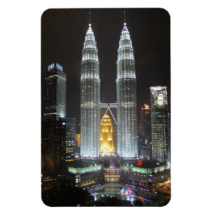 Ímã noite das torres de Petronas