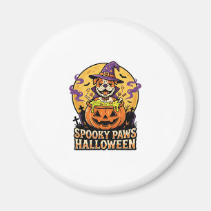 Imã Noite de Abóbora do Bulldog de Halloween